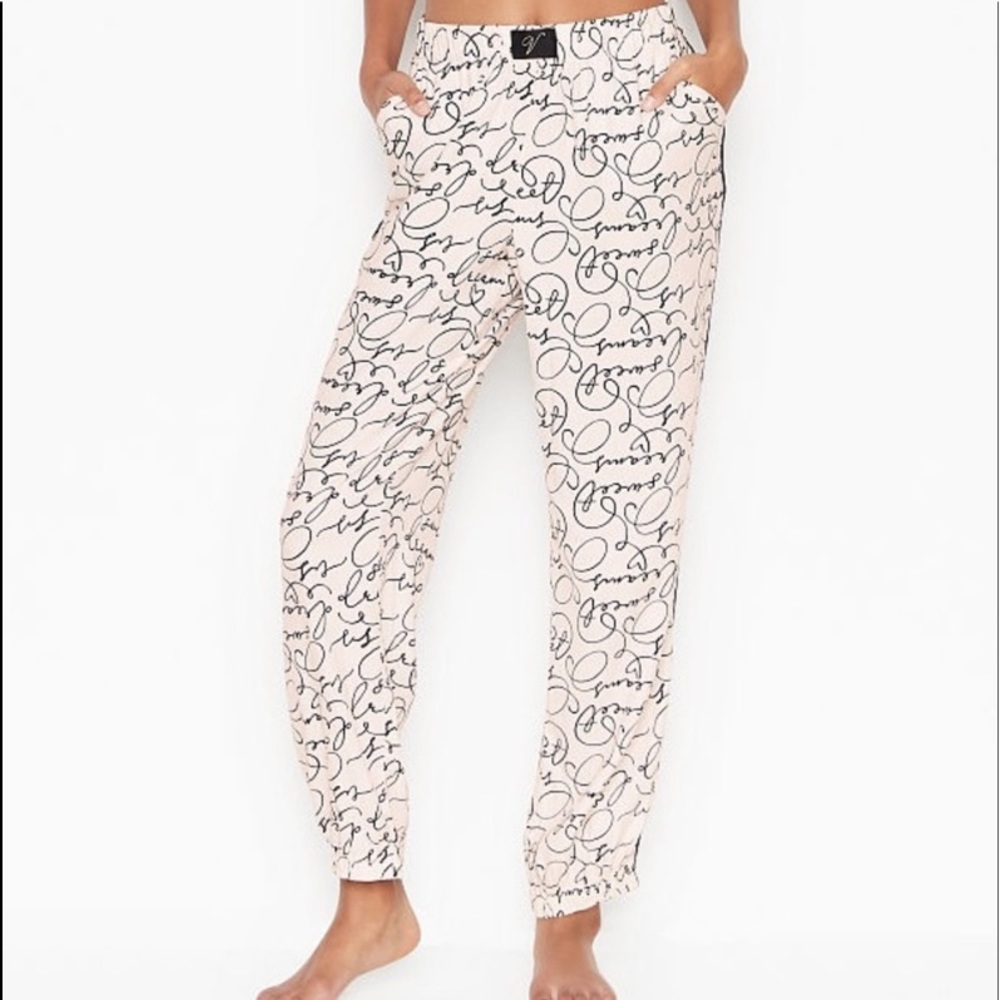 NWT Victoria Secret Cotton Jogger
